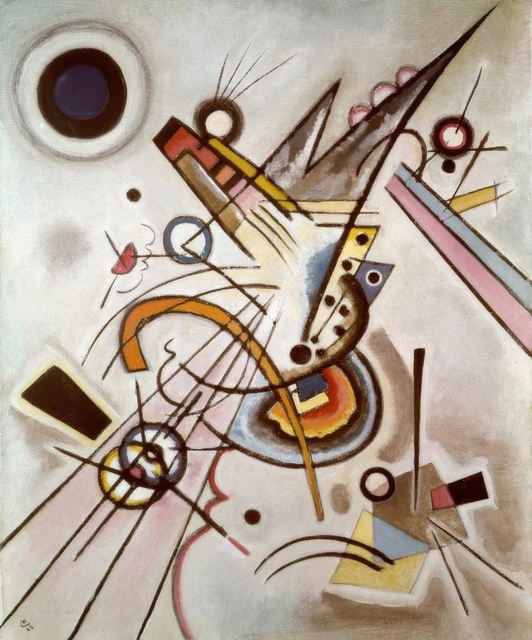 Diagonal af Wassily Kandinsky