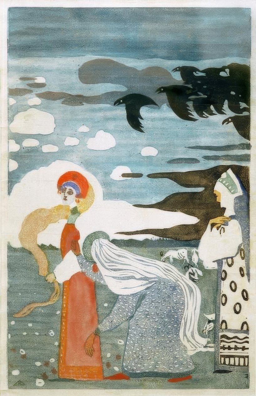 Ravnene af Wassily Kandinsky
