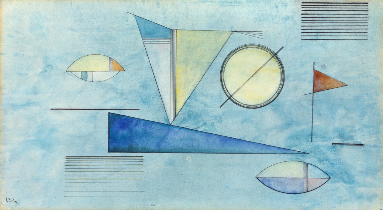 Haze, eller Gruner Haze af Wassily Kandinsky
