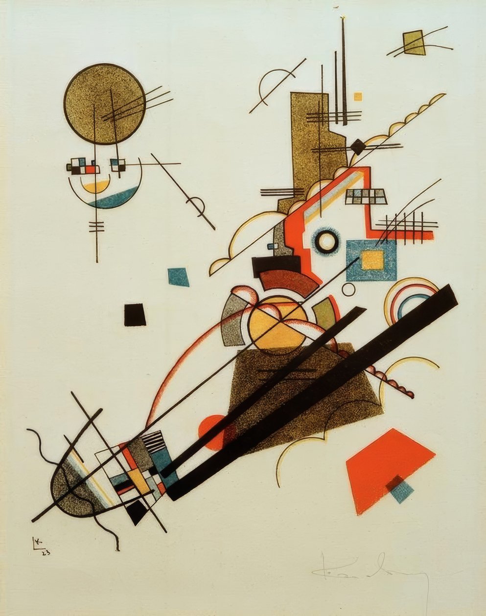 Glad stigning af Wassily Kandinsky