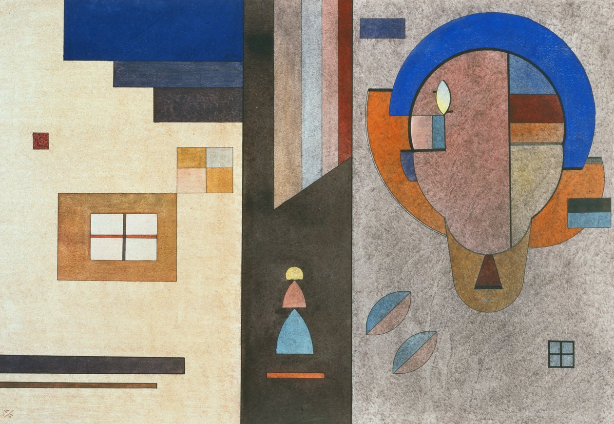 Separeret-forbundet - Divisé-Lié af Wassily Kandinsky