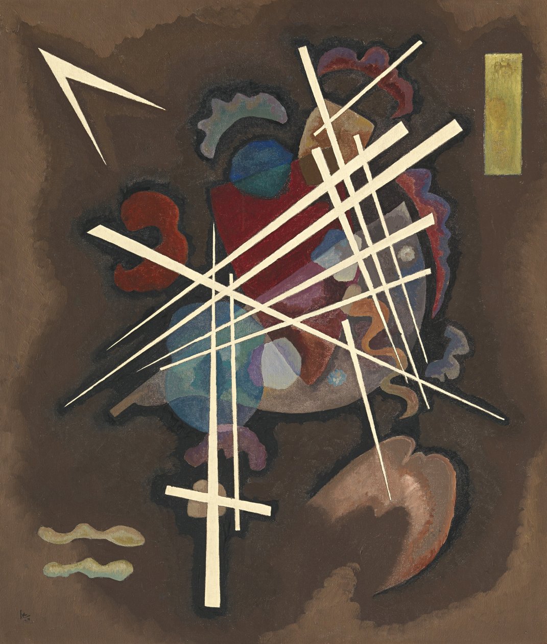 Gitterform Netting, 1927 af Wassily Kandinsky