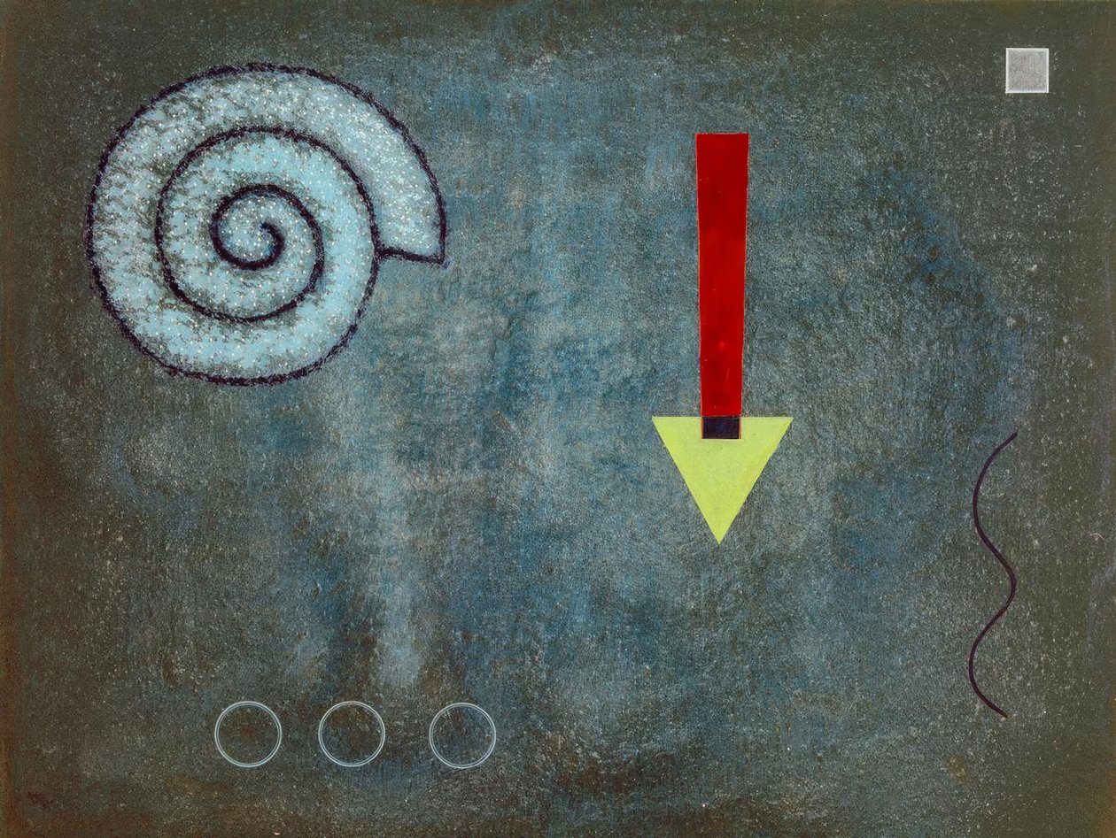 Grøn tip af Wassily Kandinsky