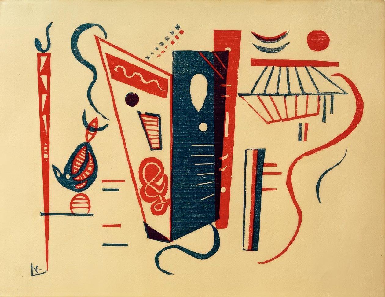 Træsnit til XX. siècle, nr. 5/6 af Wassily Kandinsky