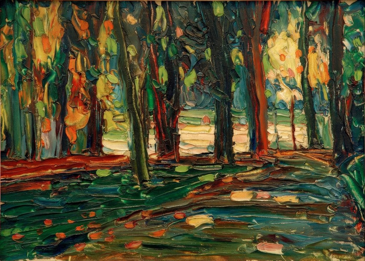 I parken Saint Cloud af Wassily Kandinsky