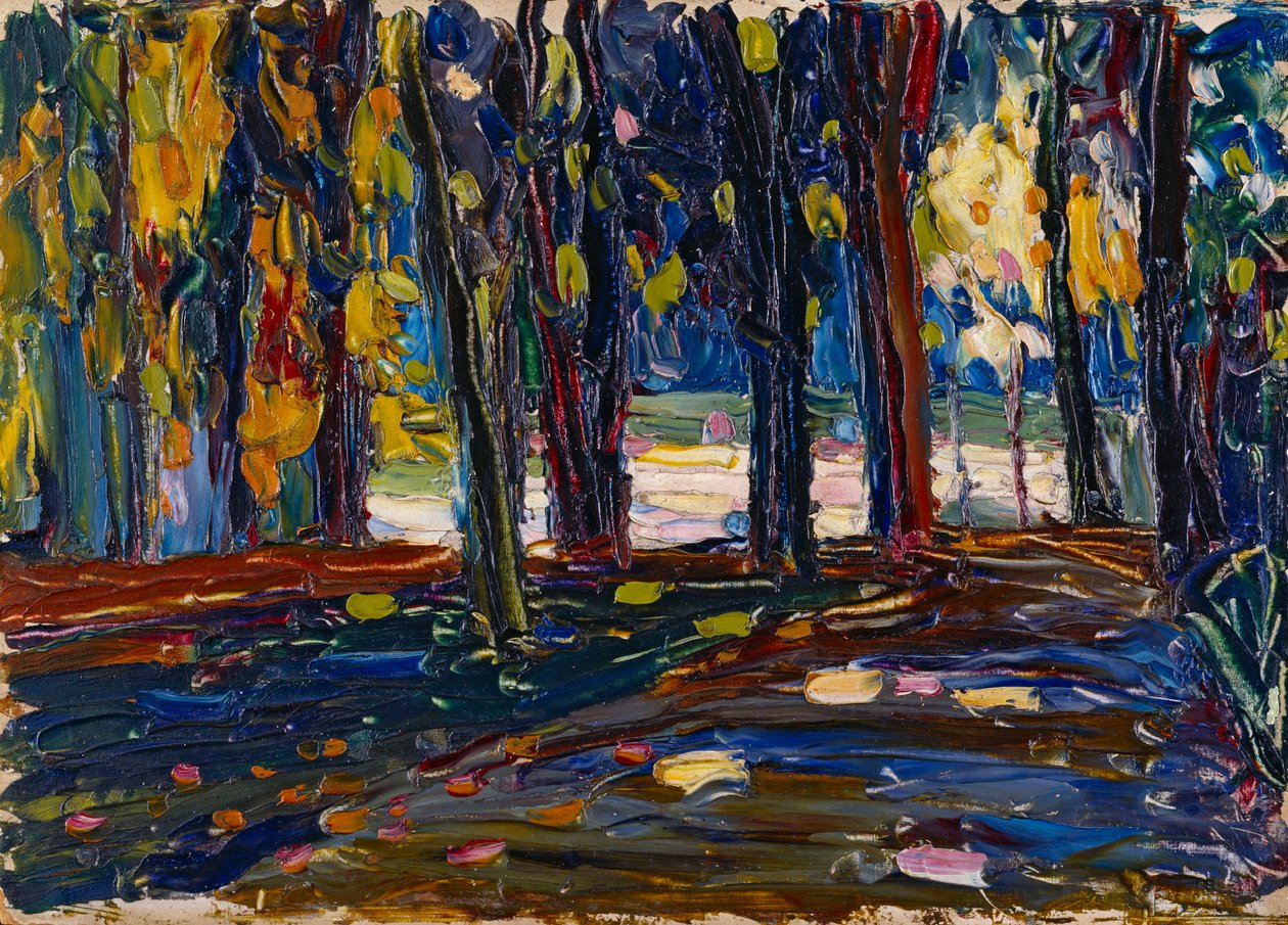 I parken St. Cloud - efterår II af Wassily Kandinsky