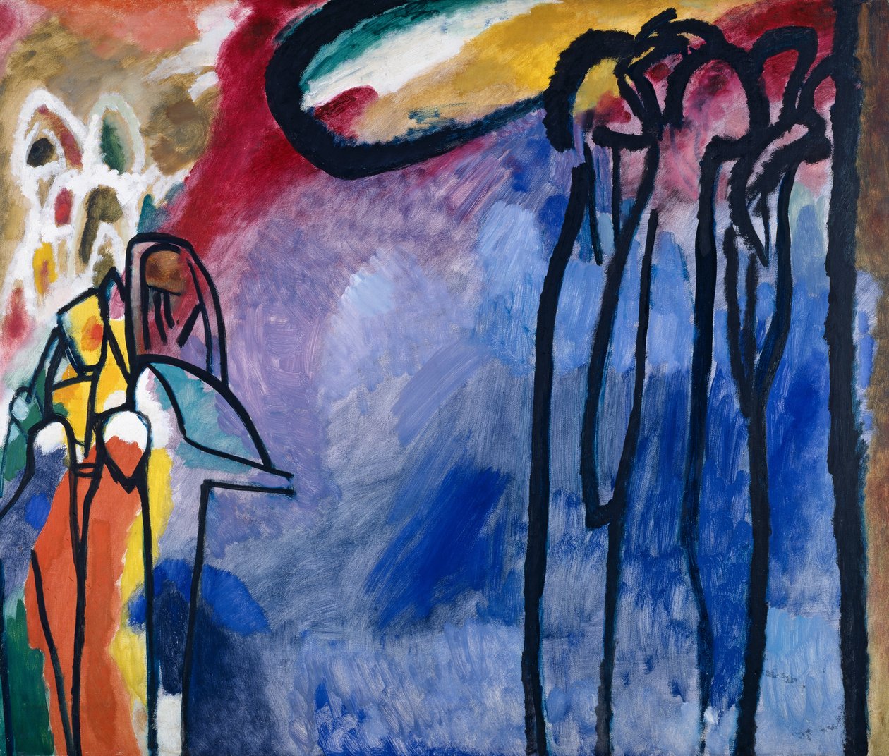 Improvisation 19 af Wassily Kandinsky