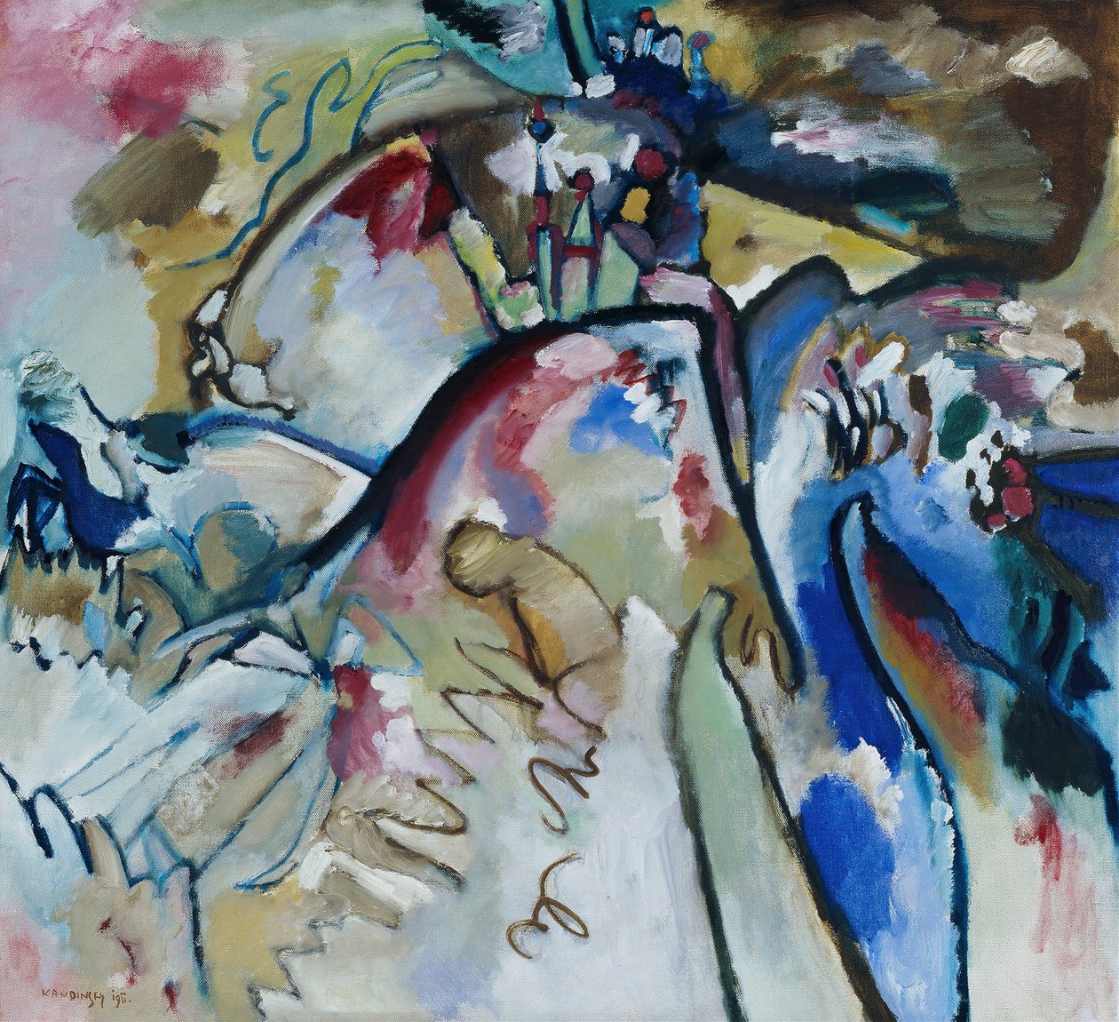 Improvisation 21a, 1911. af Wassily Kandinsky