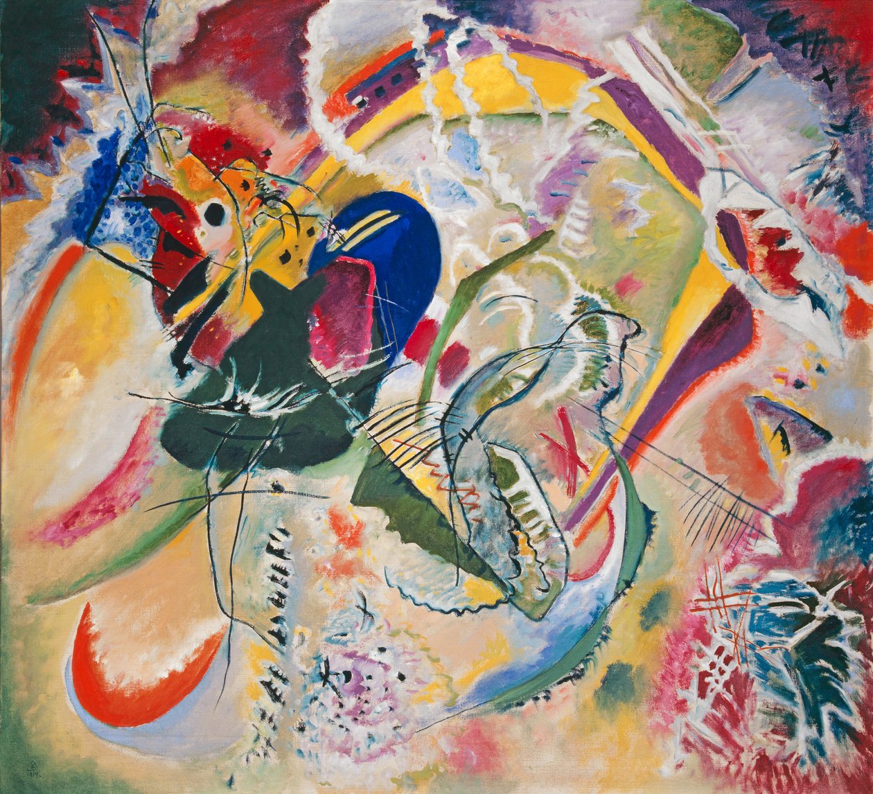 Improvisation 35, 1914 af Wassily Kandinsky