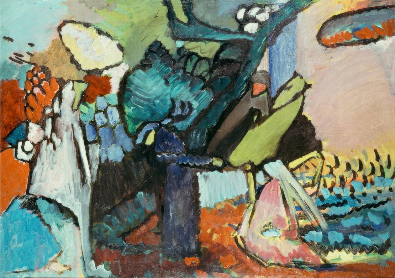 Improvisation 4 af Wassily Kandinsky