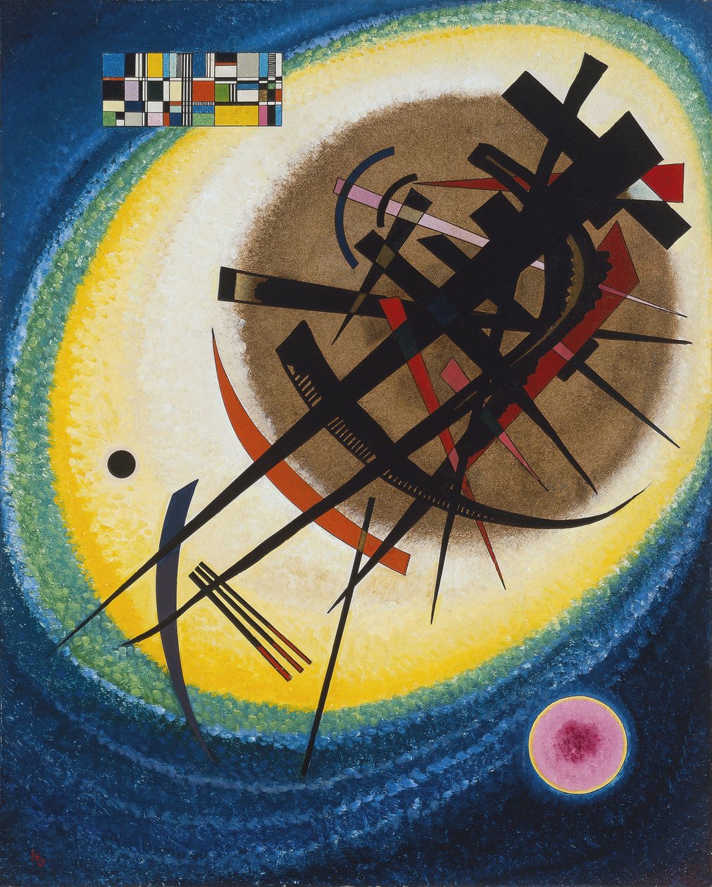 In the Bright Oval, 1925 af Wassily Kandinsky