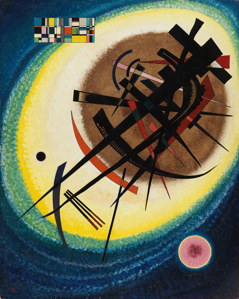 Kandinsky - I den klare oval, 1925 af Wassily Kandinsky
