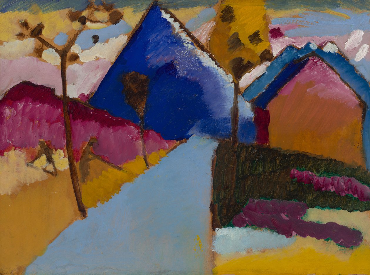 Kochel – lige vej af Wassily Kandinsky