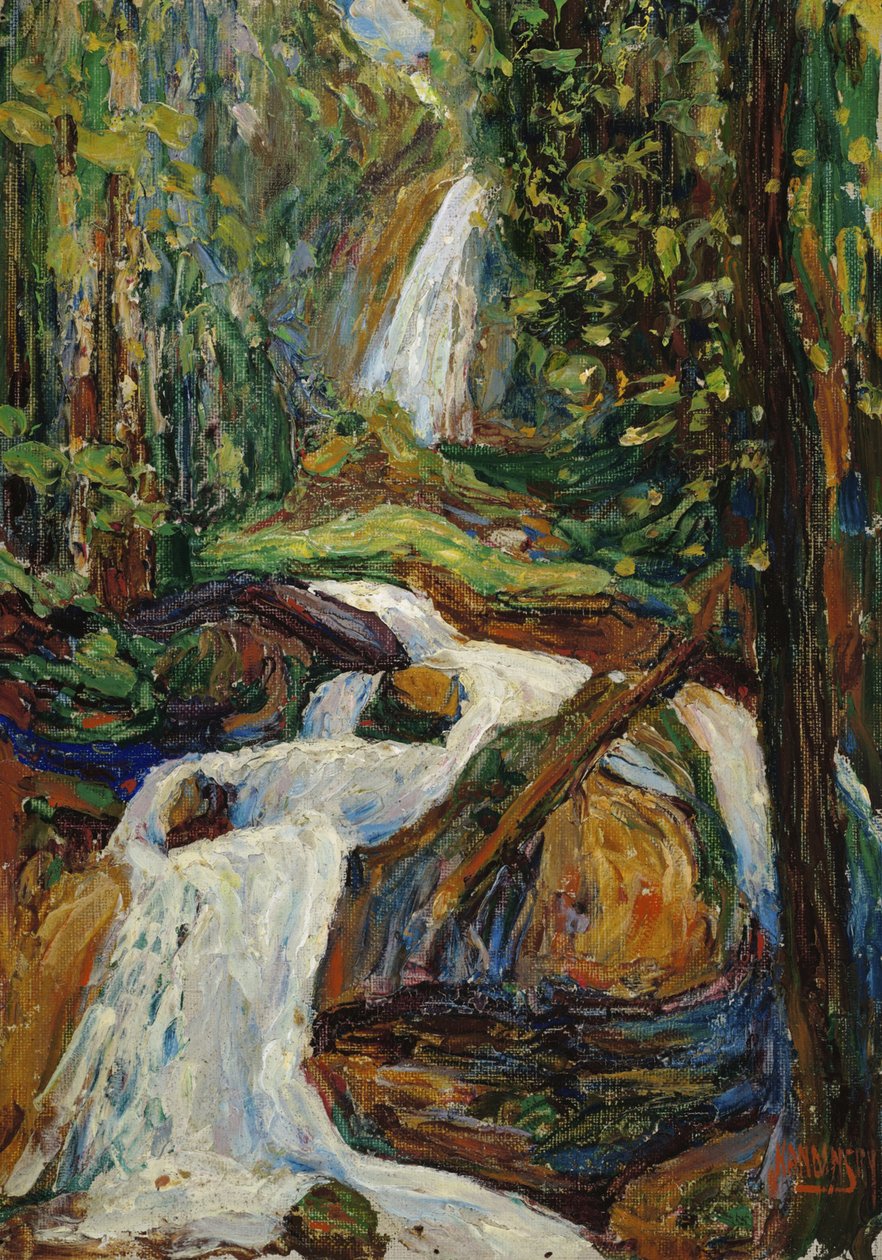Kochel - Vandfald I af Wassily Kandinsky