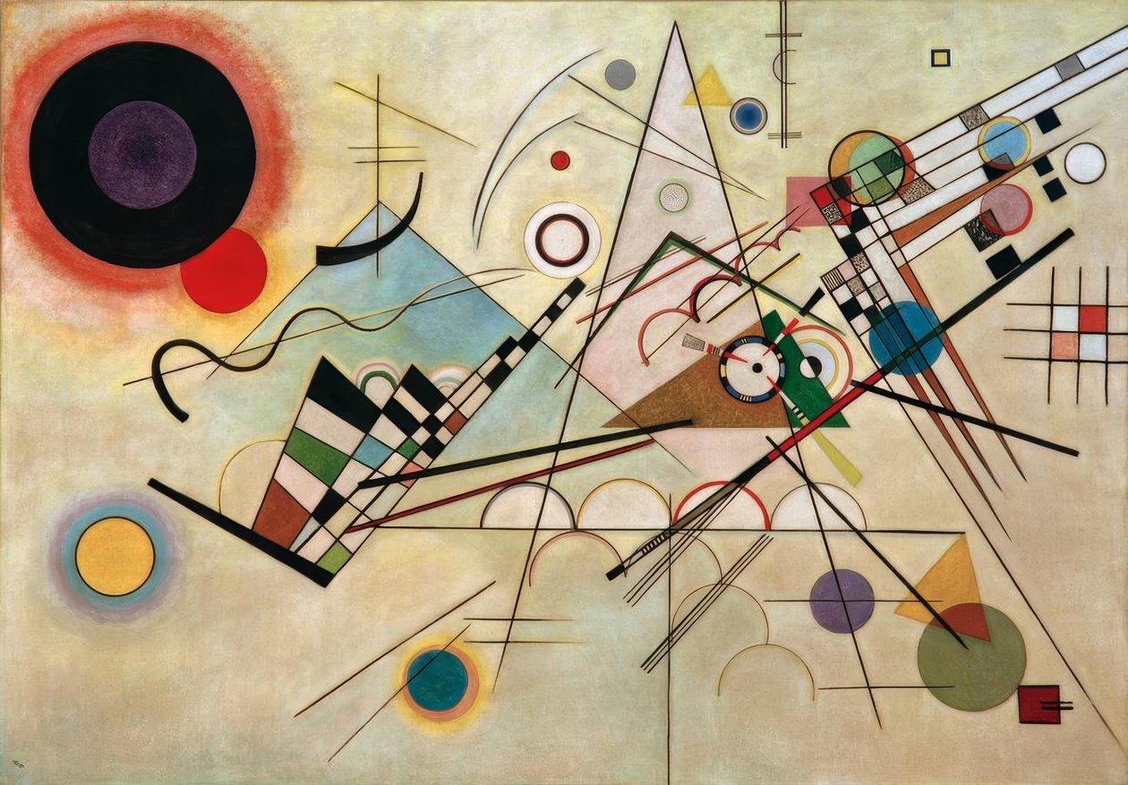 Komposition VIII af Wassily Kandinsky