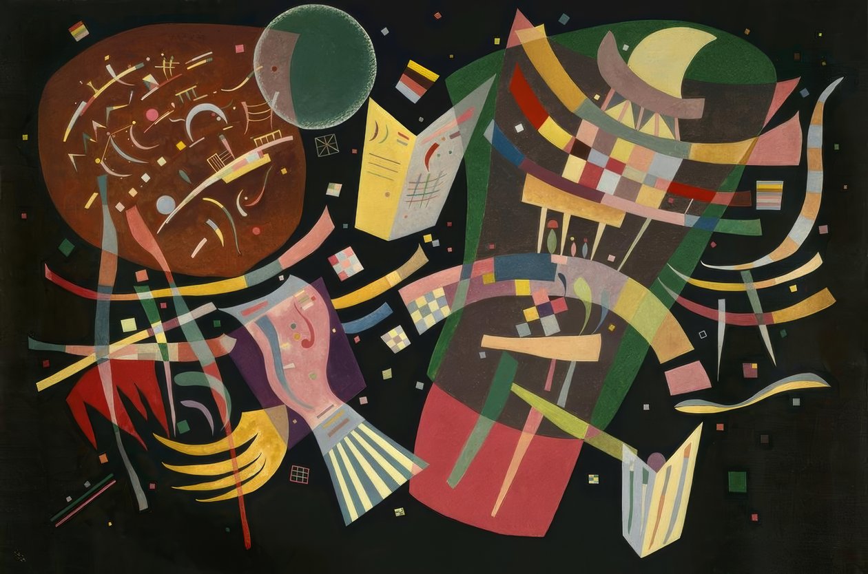 Sammensætning X af Wassily Kandinsky