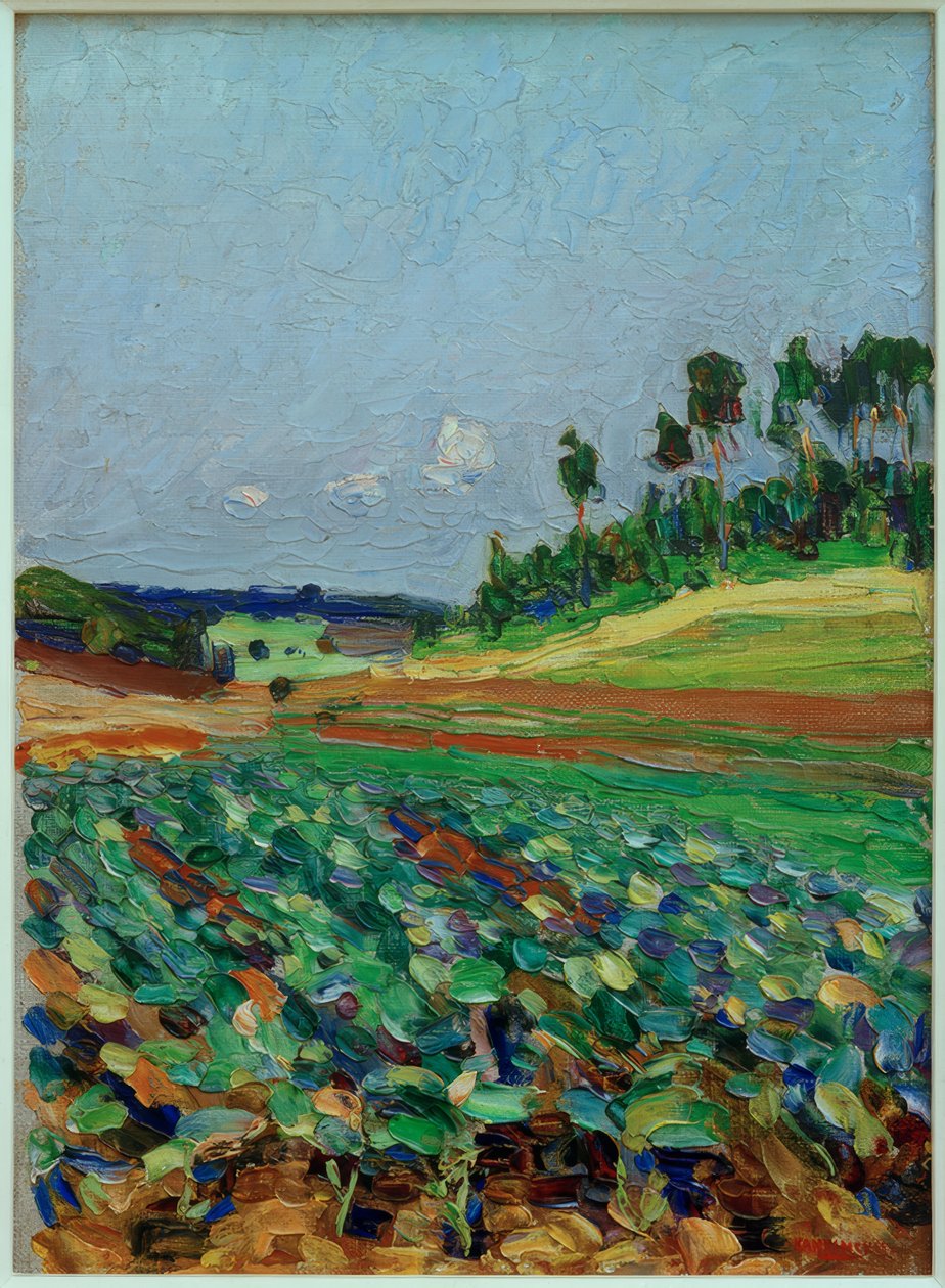 Landskab nær Regensburg af Wassily Kandinsky