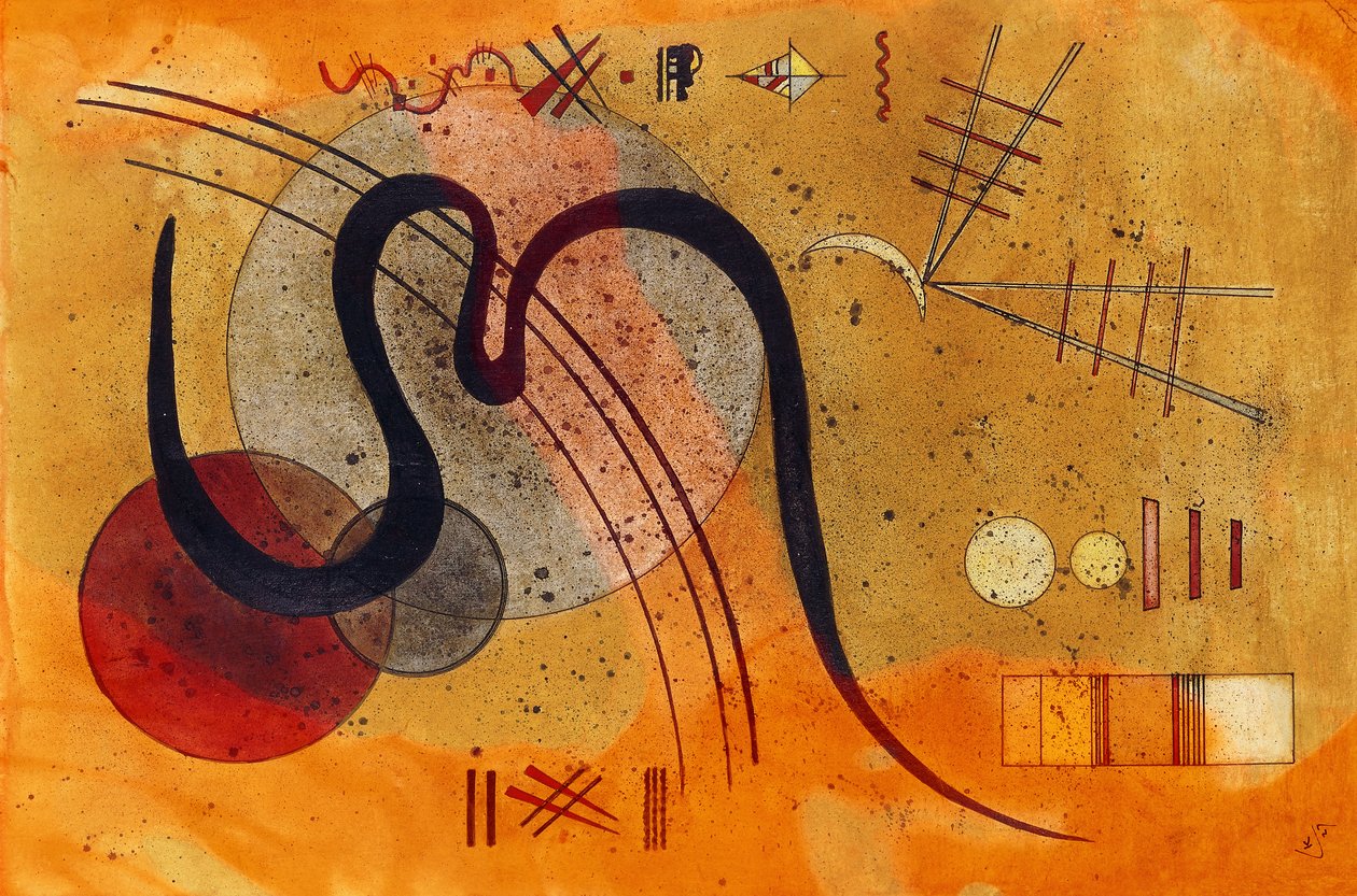humør linje af Wassily Kandinsky