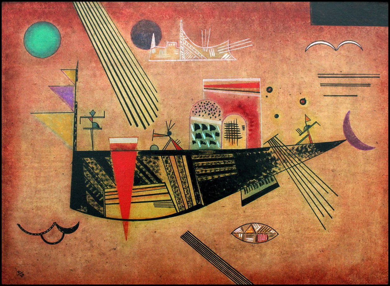 Moody, 1930 af Wassily Kandinsky