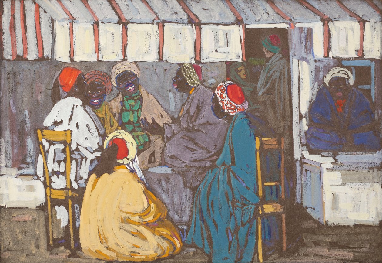 Mohren Cafe, 1905. af Wassily Kandinsky