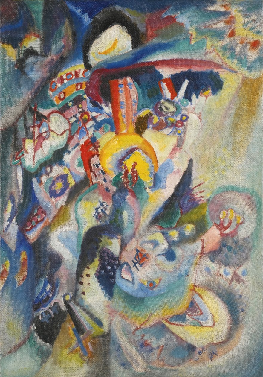 Moskva II, 1916 af Wassily Kandinsky