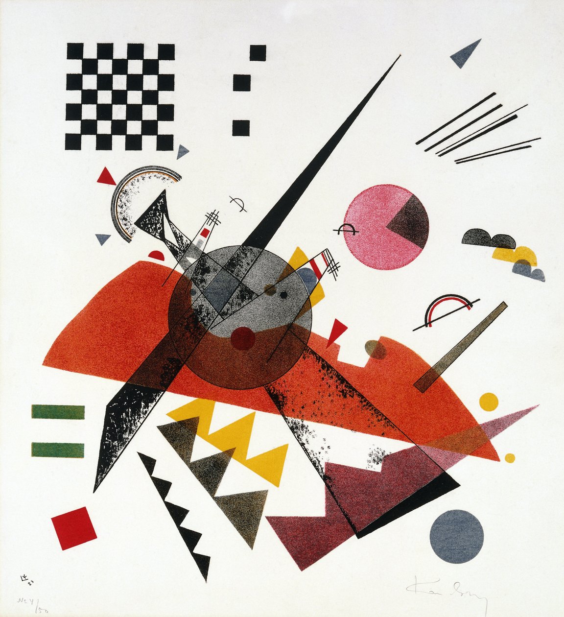 Orange (Roethel 180) af Wassily Kandinsky