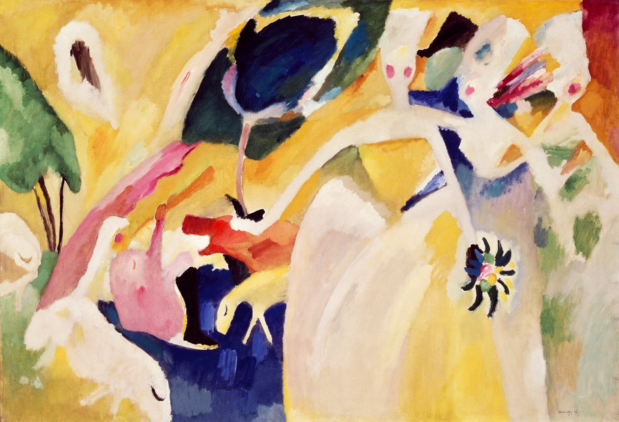 Pastoral af Wassily Kandinsky