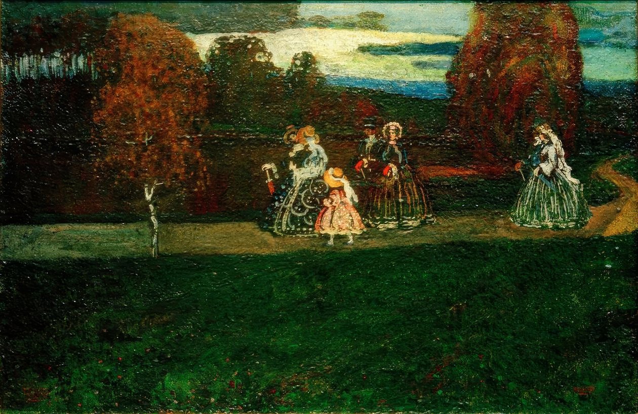 Promenade af Wassily Kandinsky