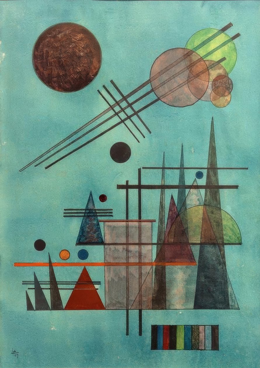 På tværs og op af Wassily Kandinsky