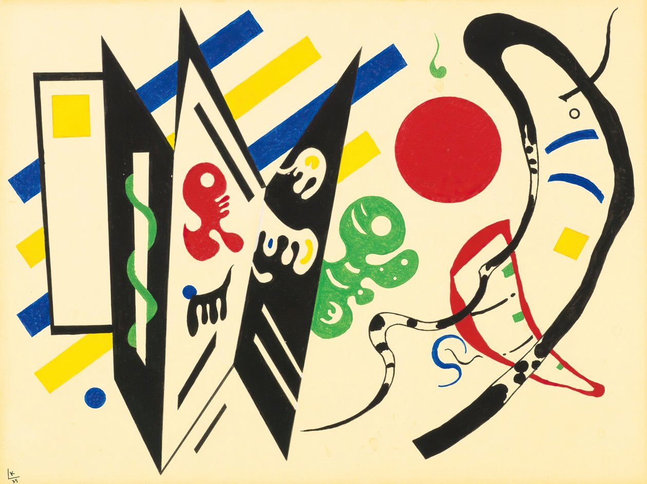 Gensidig, 1935. af Wassily Kandinsky
