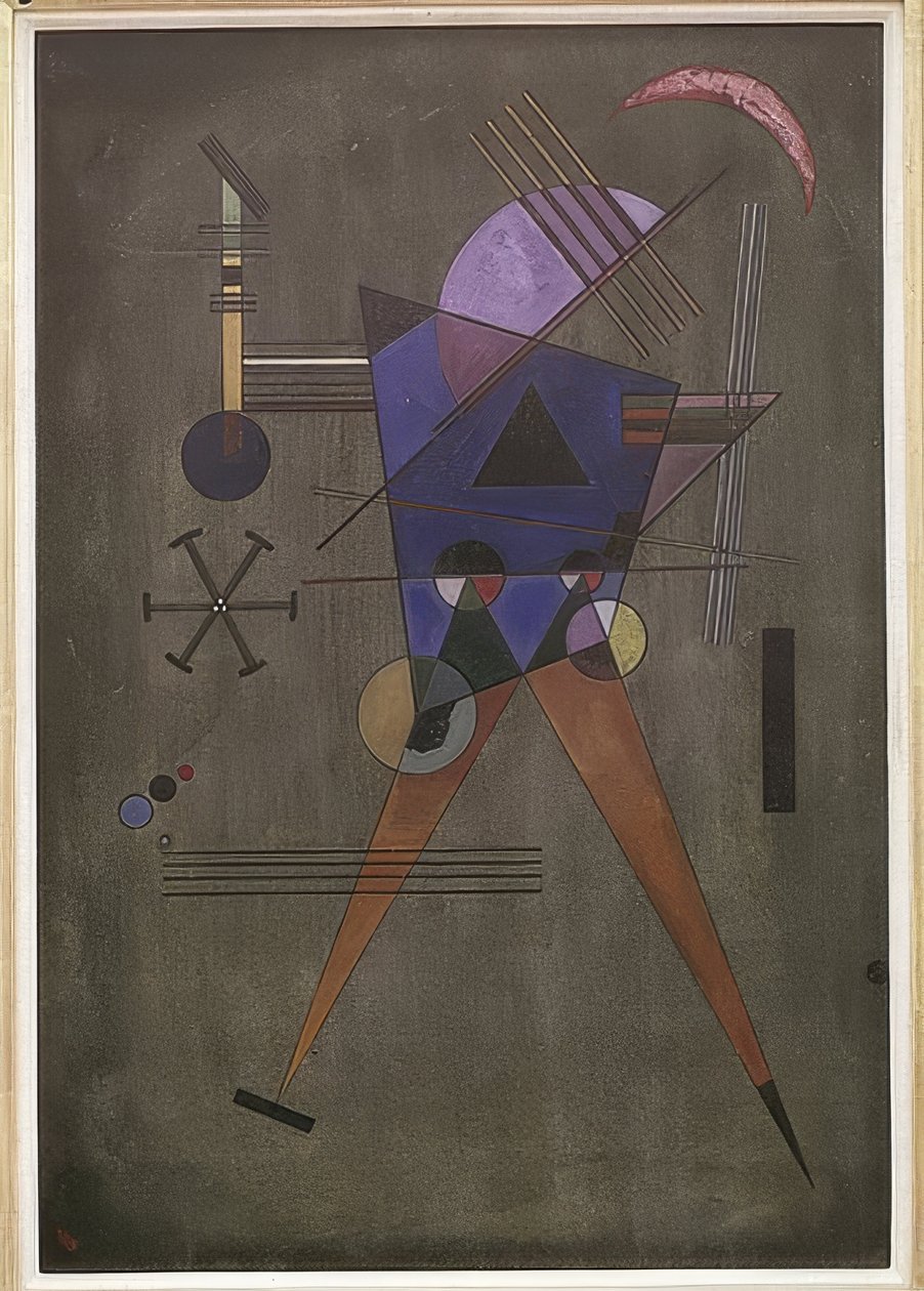 Sort trekant. 1925 af Wassily Kandinsky