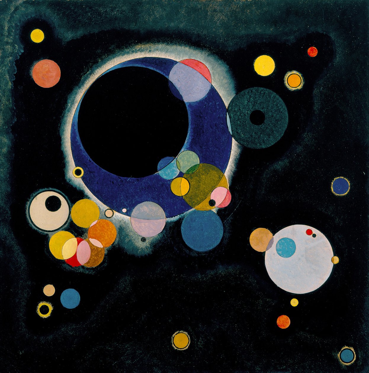 Flere kredse, 1926 af Wassily Kandinsky