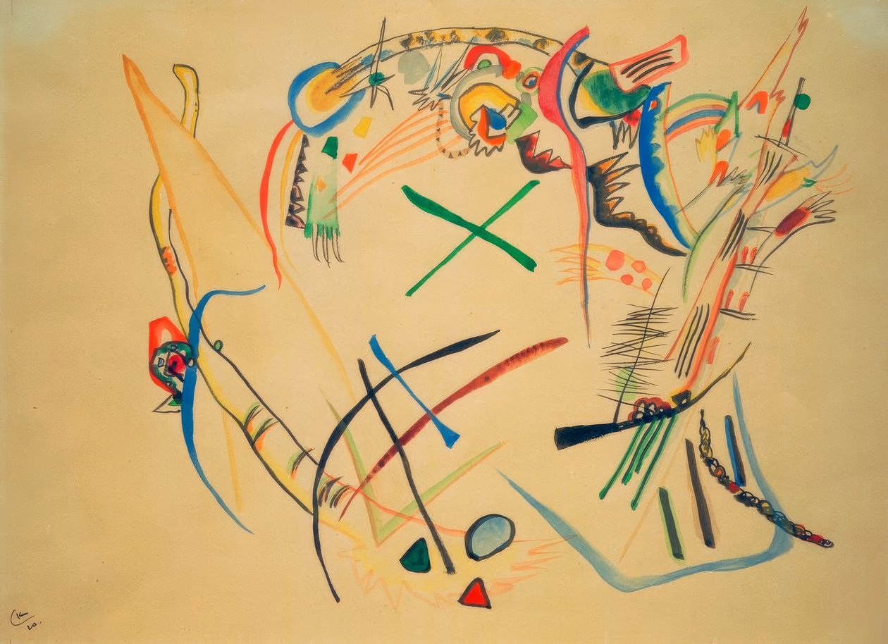 skitse af Wassily Kandinsky