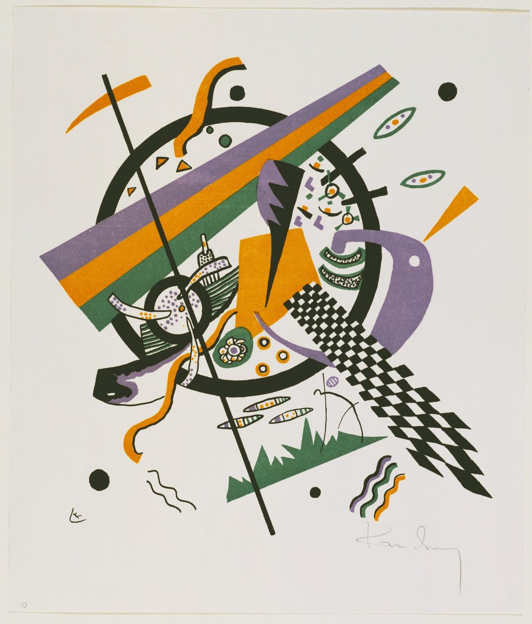 Små verdener IV, 1922 af Wassily Kandinsky