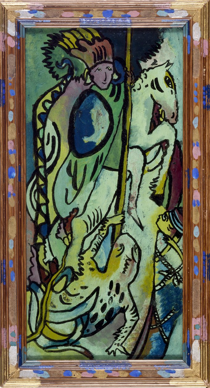 Sankt Georg II af Wassily Kandinsky