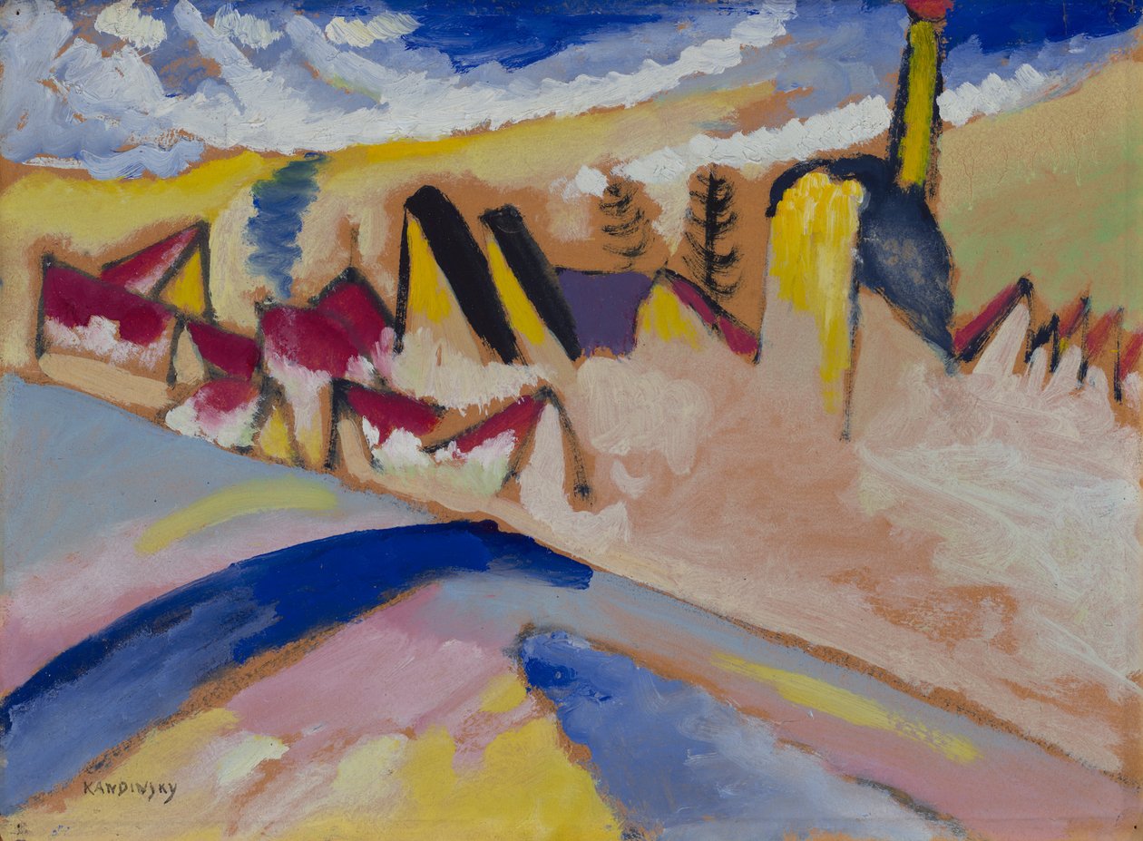 Studie til "Winter II" af Wassily Kandinsky