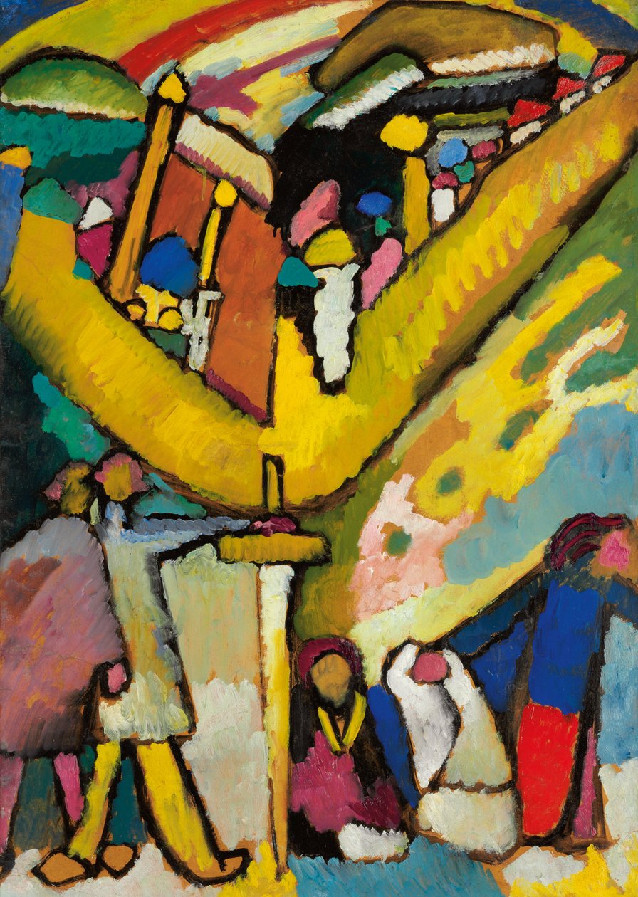 Undersøgelse til improvisation 8 af Wassily Kandinsky