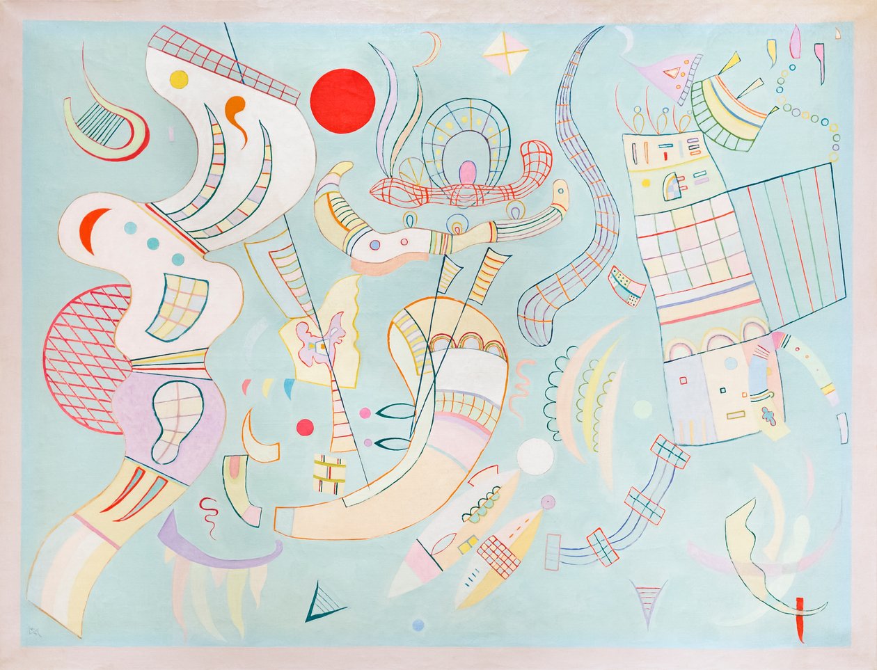 Klare spændinger af Wassily Kandinsky