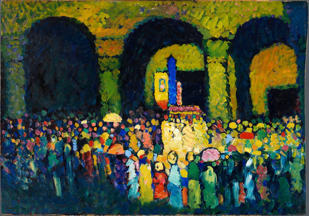 Ludwigskirche i München (1908) af Wassily Kandinsky