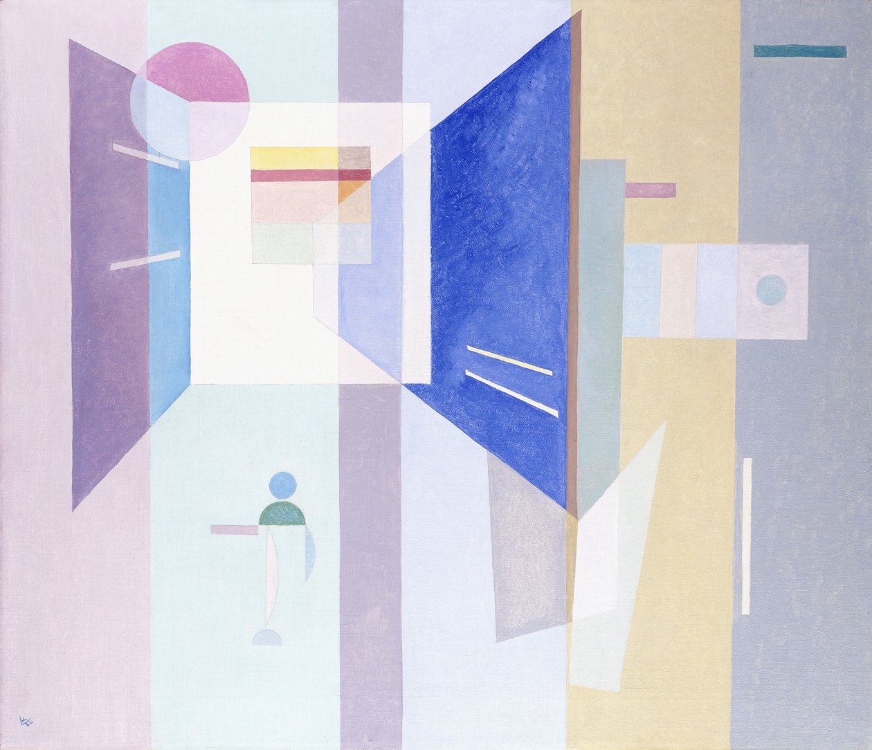 Til højre - til venstre af Wassily Kandinsky