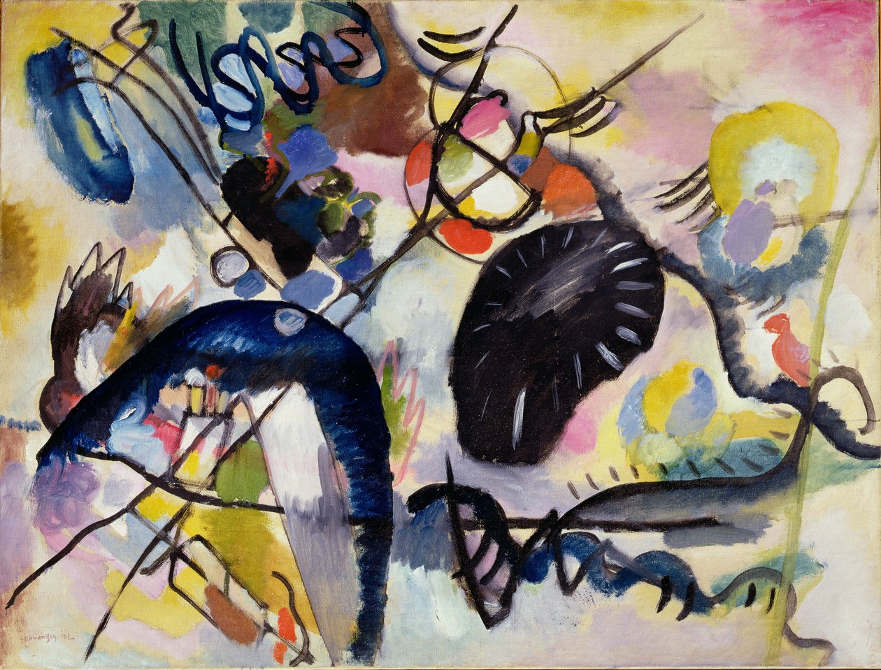 Tusmørke af Wassily Kandinsky