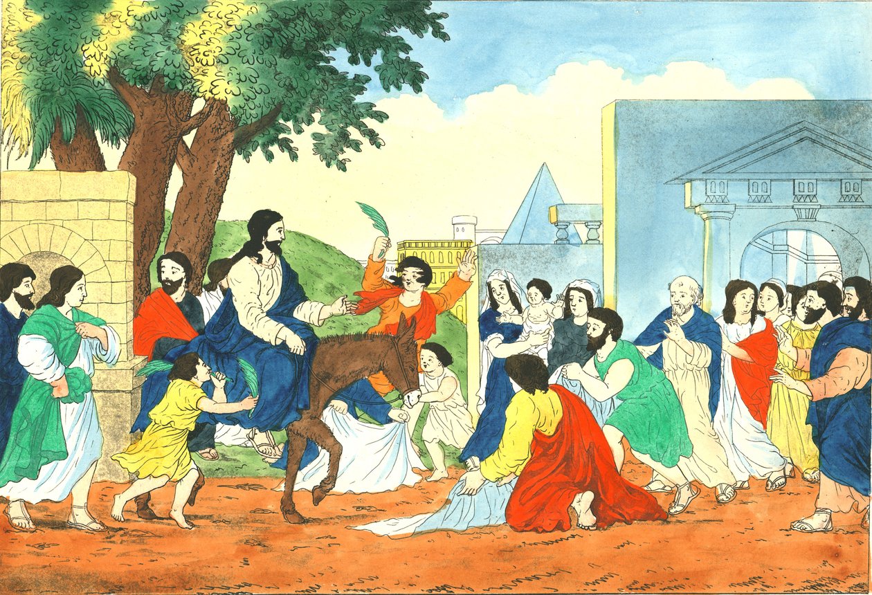 Kristi indtog i Jerusalem, 1800-tallet af Weenix