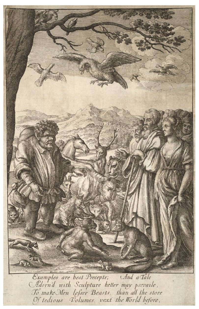 Aesop af Wenceslaus Hollar