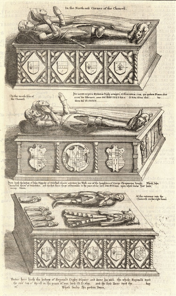 Digby familie (monument) af Wenceslaus Hollar