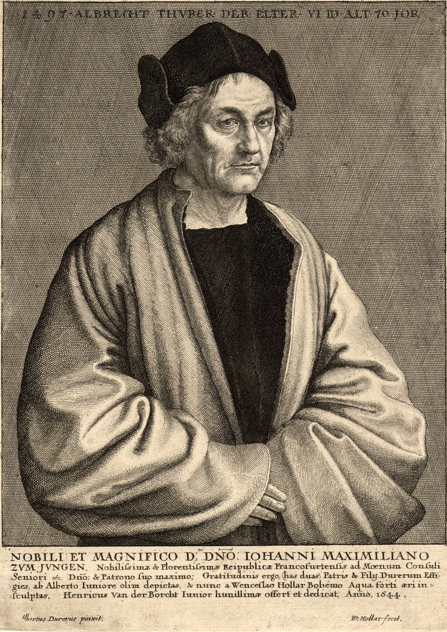 Dürer den ældre. Stat 2 af Wenceslaus Hollar