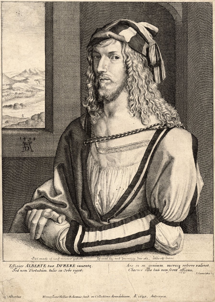 Dürer den yngre af Wenceslaus Hollar