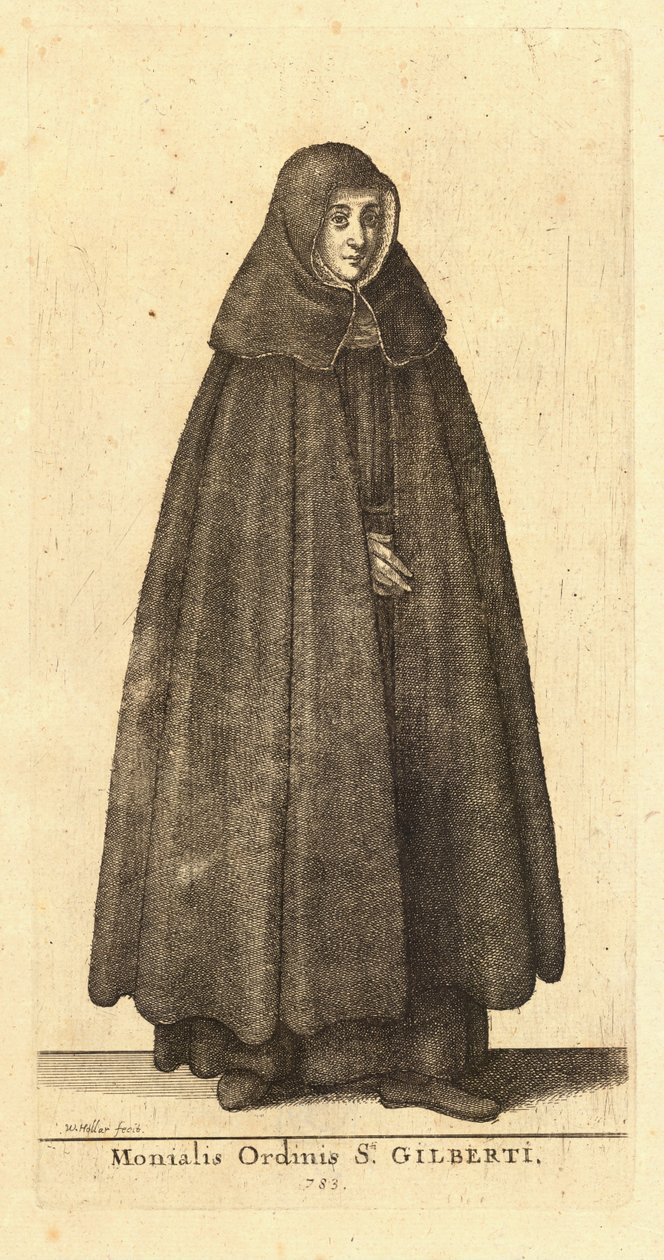 Ordensnonnen Gilberti af Wenceslaus Hollar