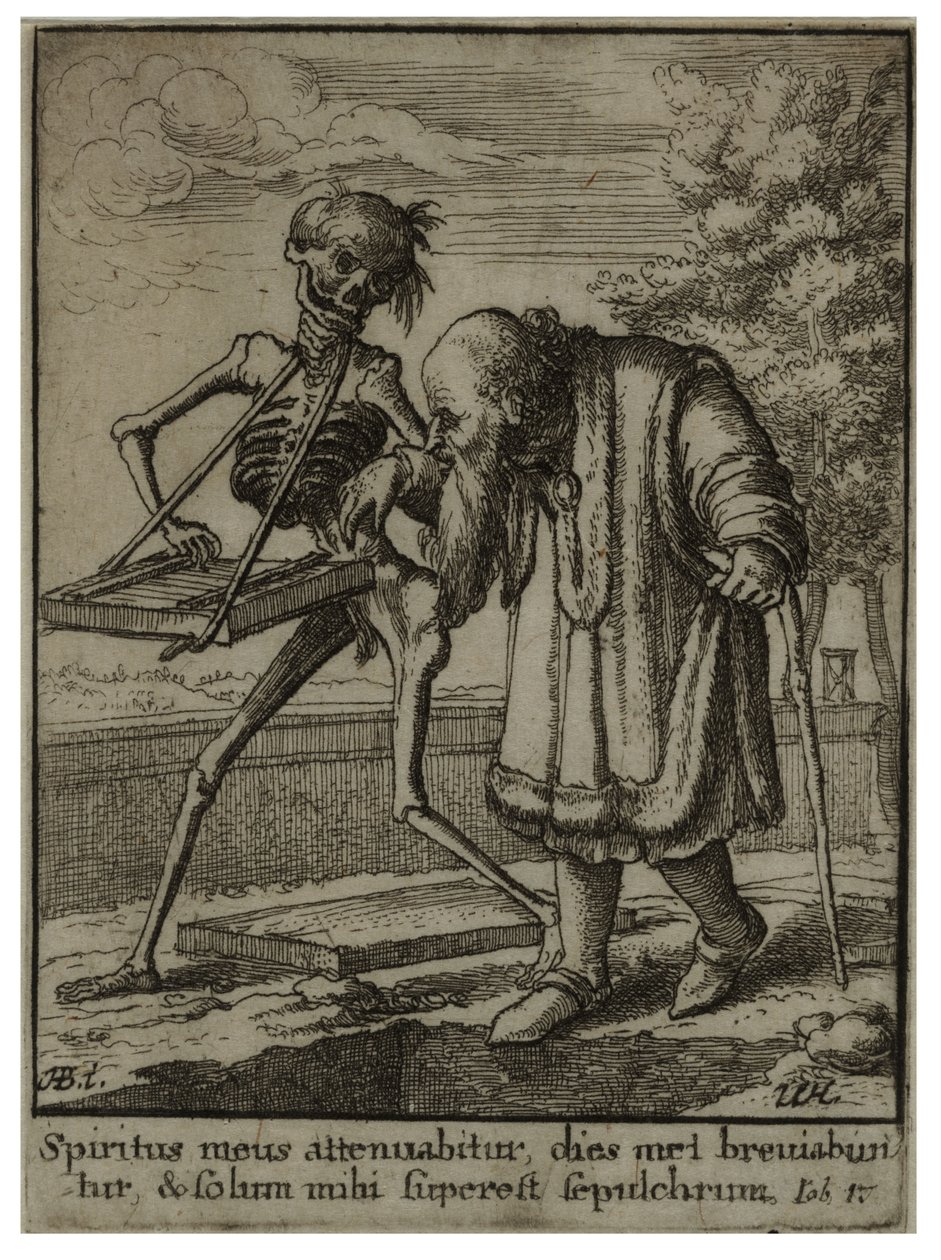 Gammel mand. Stat 2 af Wenceslaus Hollar