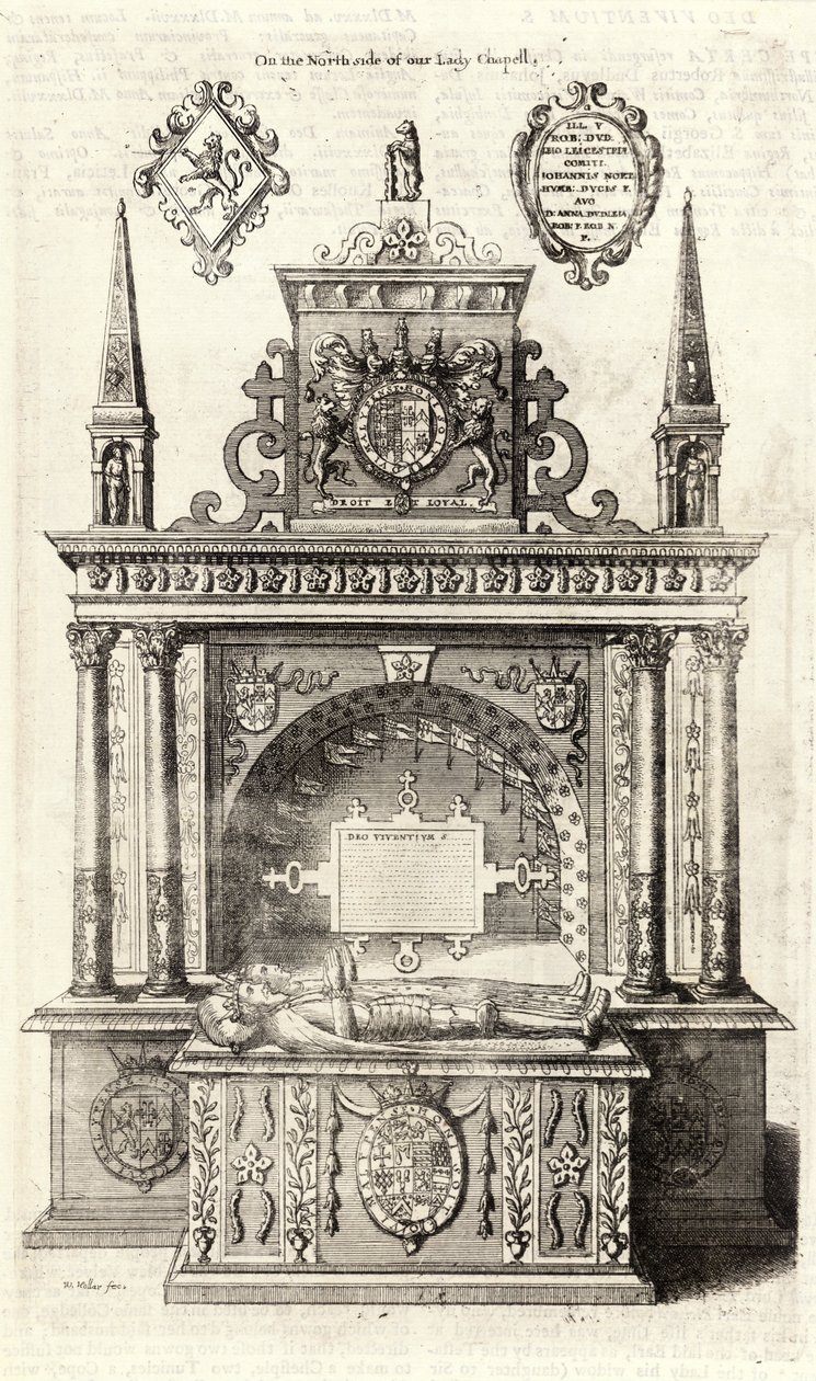 Robert Dudley, jarl af Leicester (monument) af Wenceslaus Hollar