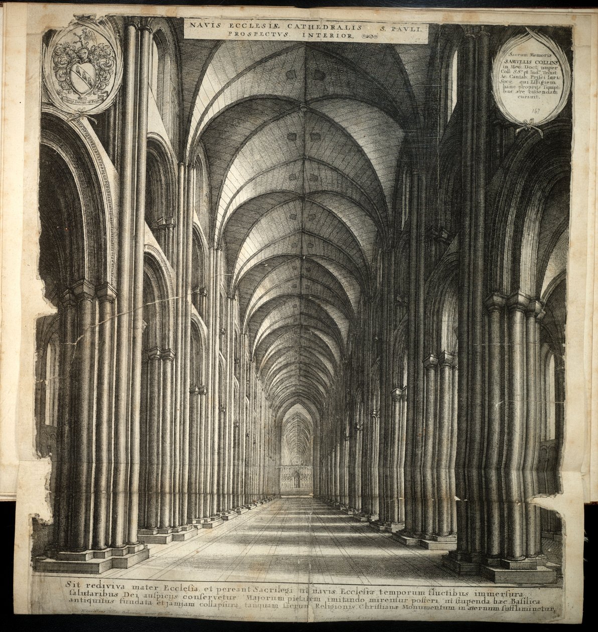St. Pauls. Skibet. Stat 1 af Wenceslaus Hollar